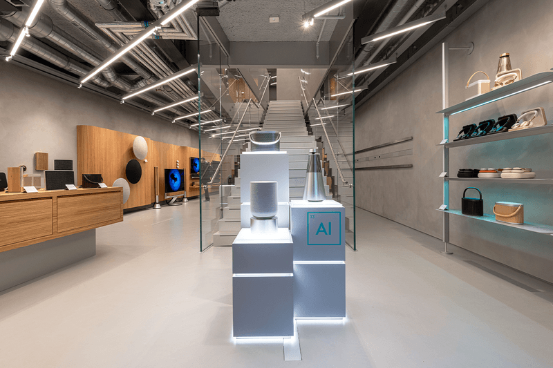 Bang & Olufsen London Mayfair Store technology audio speaker James Shaw