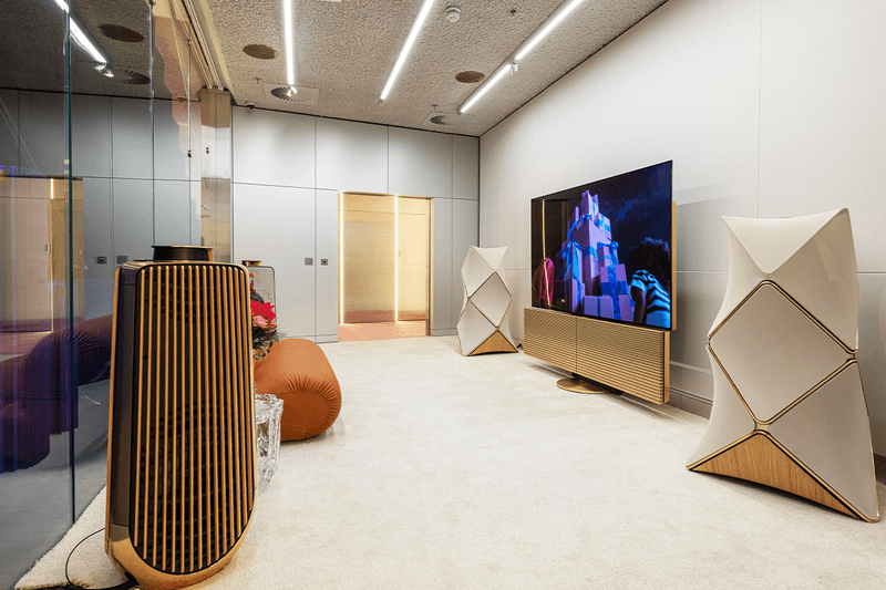 Bang & Olufsen London Mayfair Store technology audio speaker James Shaw