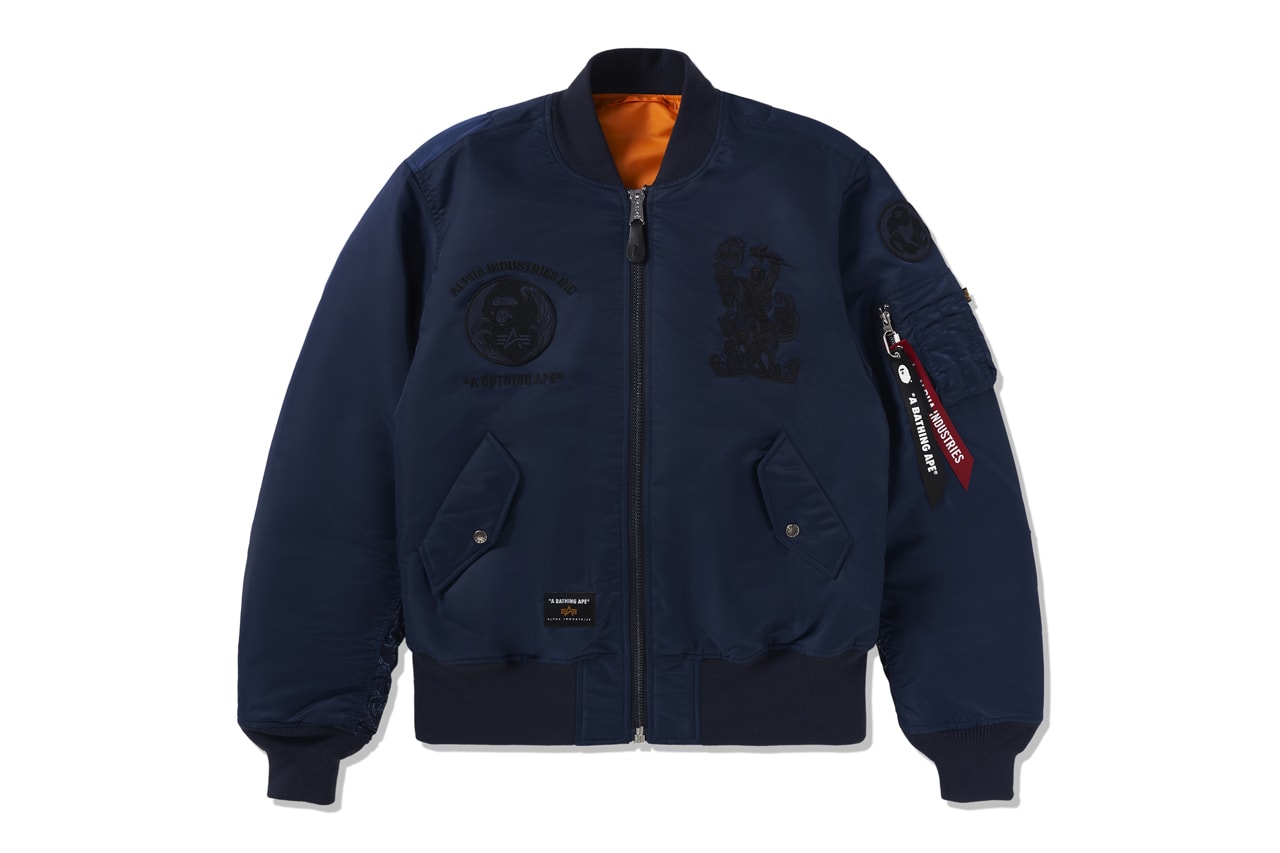BAPE and Alpha Industries Reimagine Military Styles With Classic Japanese Craftsmanship
