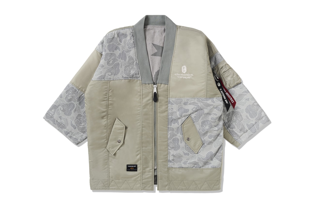 BAPE and Alpha Industries Reimagine Military Styles With Classic Japanese Craftsmanship