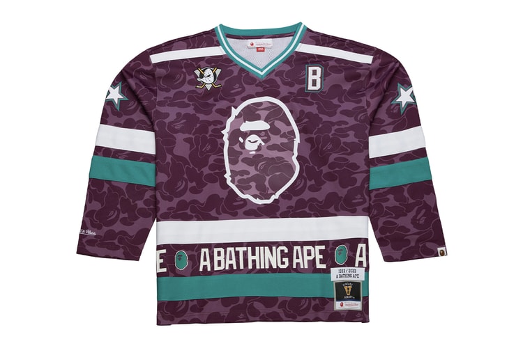 BAPE Teams up With Mitchell & Ness For New NHL Collaboration