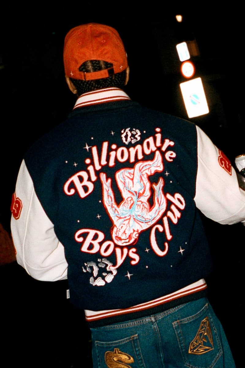 Brent Faiyaz Fronts Billionaire Boys Club's Otherworldly 20th Anniversary Campaign tommy richman label release drop hoodie varsity jacket hat lookbook 