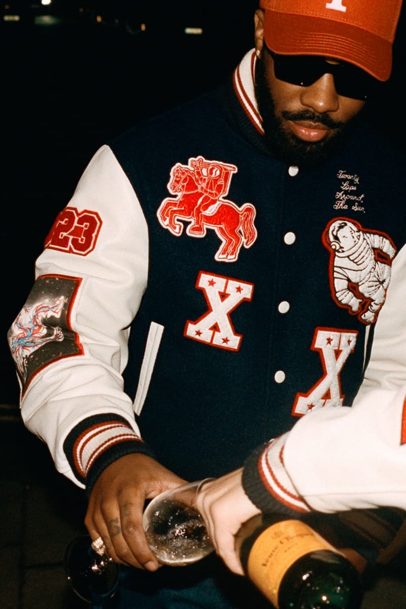 Brent Faiyaz Fronts Billionaire Boys Club's Otherworldly 20th Anniversary Campaign tommy richman label release drop hoodie varsity jacket hat lookbook 