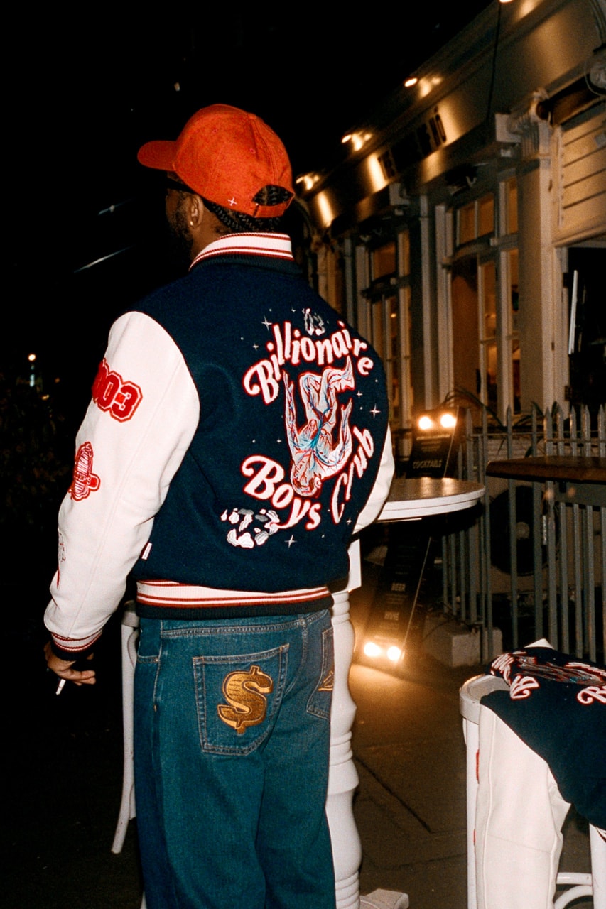 Brent Faiyaz Fronts Billionaire Boys Club's Otherworldly 20th Anniversary Campaign tommy richman label release drop hoodie varsity jacket hat lookbook 