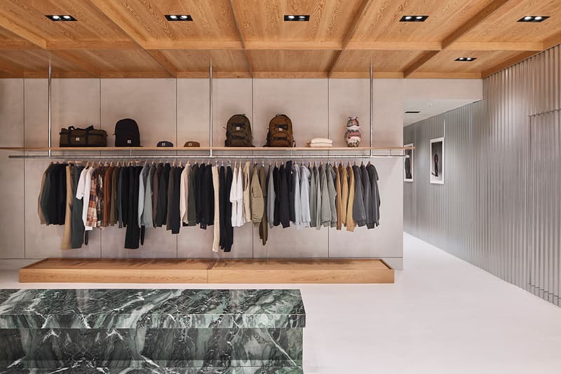 Carhartt WIP Opens Split-Level Space in Melbourne australia chinatown 3d structure clothes collection shop opening hours address 