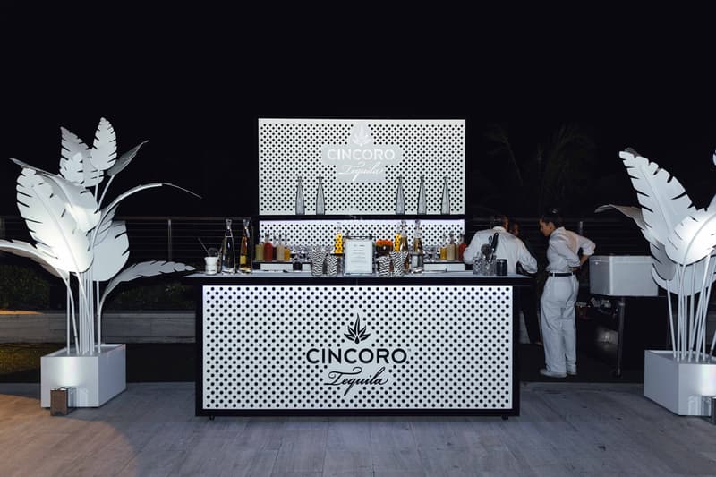 Cincoro Tequila Joshua Vides Monochromatic Black-and-White Design Artist-Led Collaboration Cincoro Añejo x Josh Vides Miami Art Week Edition Hotel