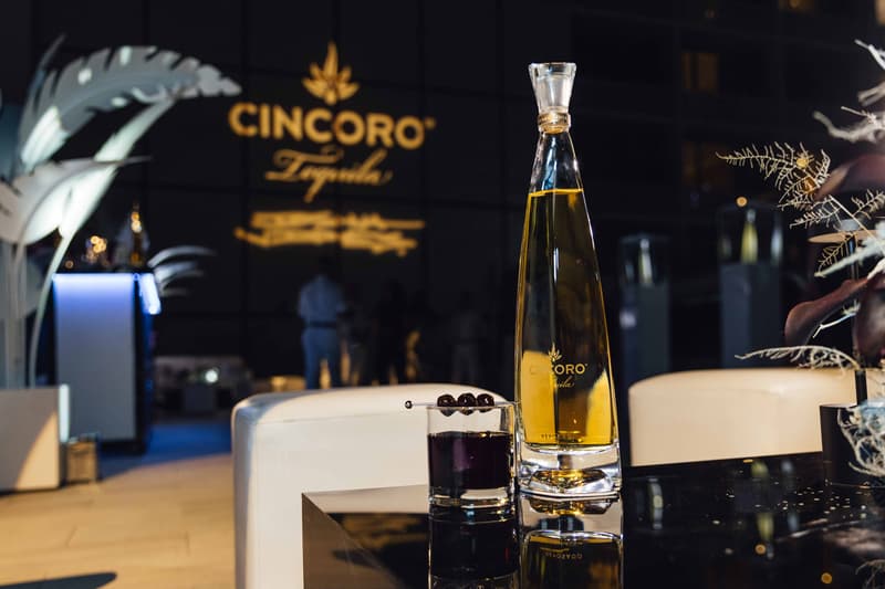 Cincoro Tequila Joshua Vides Monochromatic Black-and-White Design Artist-Led Collaboration Cincoro Añejo x Josh Vides Miami Art Week Edition Hotel