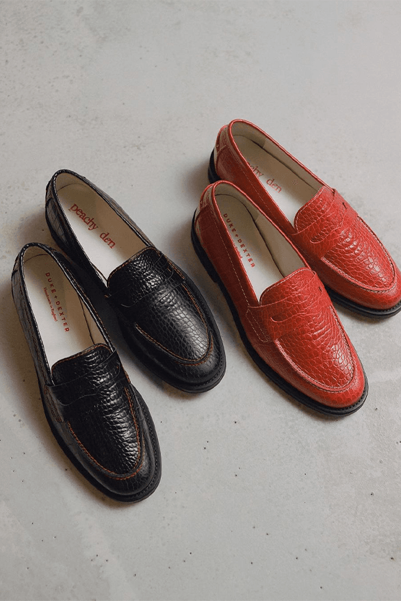 Duke Dexter Peachy Den Loafer Collaboration Christmas footwear shoe menswear womenswear uk