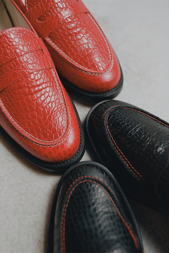 Duke Dexter Peachy Den Loafer Collaboration Christmas footwear shoe menswear womenswear uk