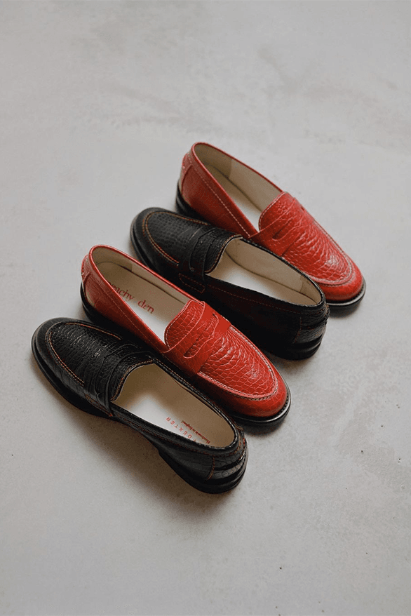 Duke Dexter Peachy Den Loafer Collaboration Christmas footwear shoe menswear womenswear uk