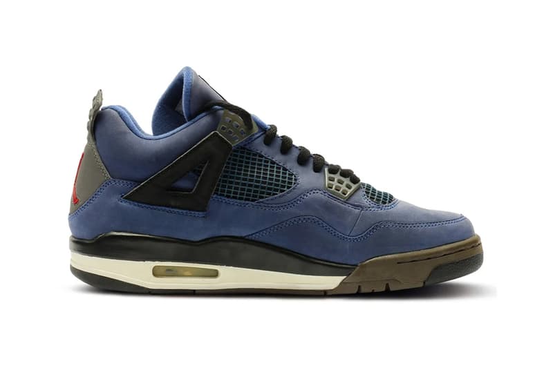 Eminem's Signed Pair of Air Jordan 4 "Encore" up for Auction sotheby's autographed aj4 blue red black 