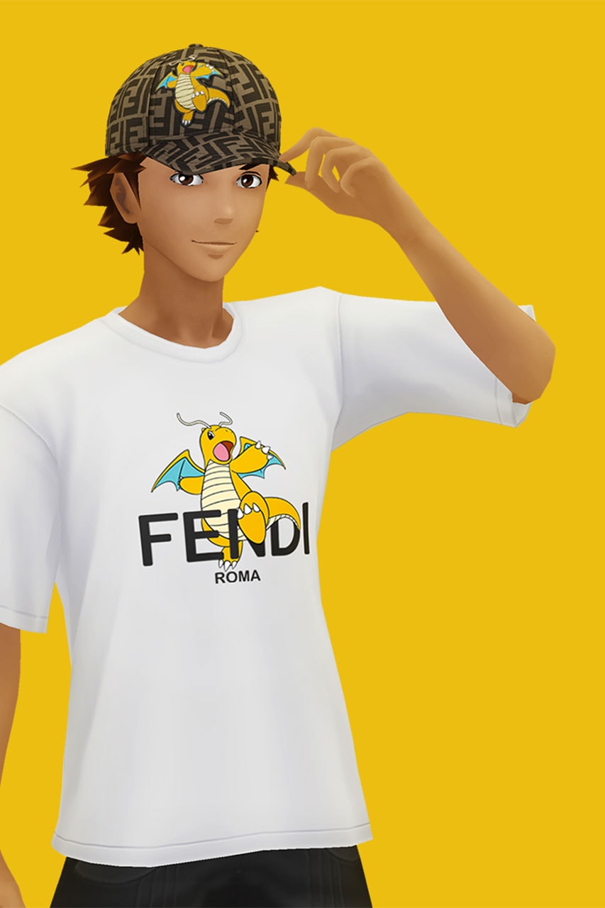 Avatar items from the FENDI x FRGMT x POKÉMON collection are