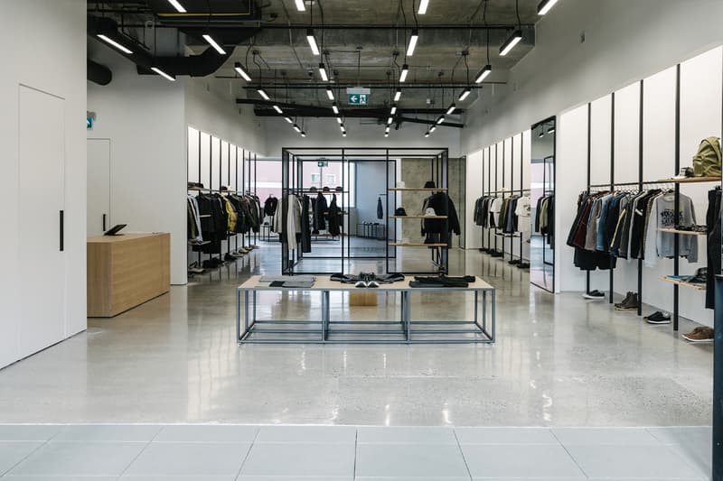 HAVEN Opens New Flagship Store in Vancouver canada salomon human made ko jubio fixtures white oak seemless industrial design