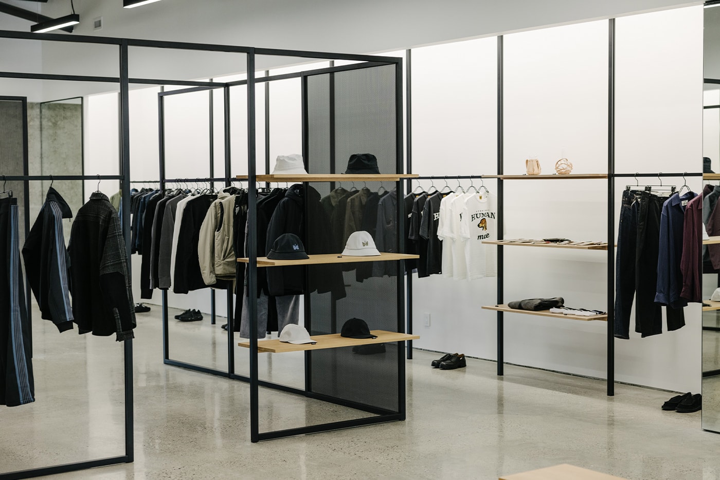 HAVEN Opens New Flagship Store in Vancouver canada salomon human made ko jubio fixtures white oak seemless industrial design