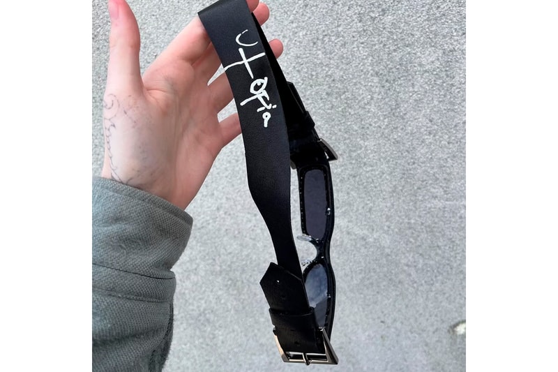 Hellcat Eyewear Belted Sunglasses Travis Scott Closer Look Info UTOPIA Buy Release 