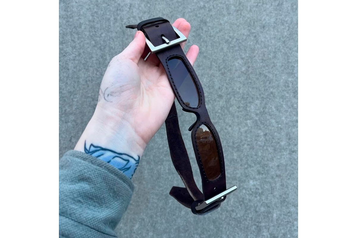 Hellcat Eyewear Belted Sunglasses Travis Scott Closer Look Info UTOPIA Buy Release 