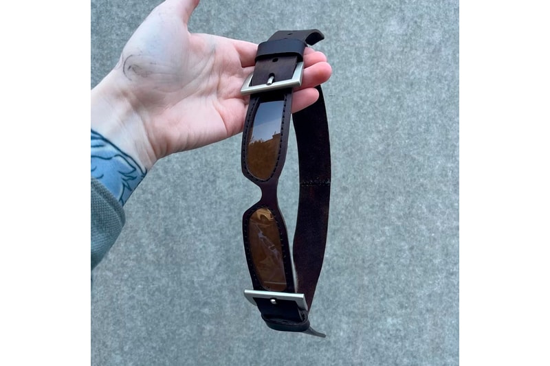 Hellcat Eyewear Belted Sunglasses Travis Scott Closer Look Info UTOPIA Buy Release 