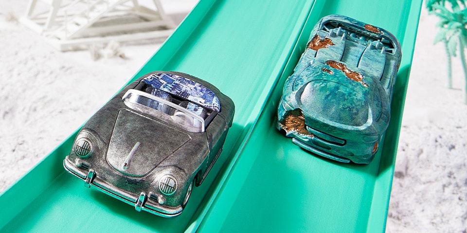 Lot De 2 Hot Wheels X Daniel Arsham – Eroded Cars – 1/64 Zamak
