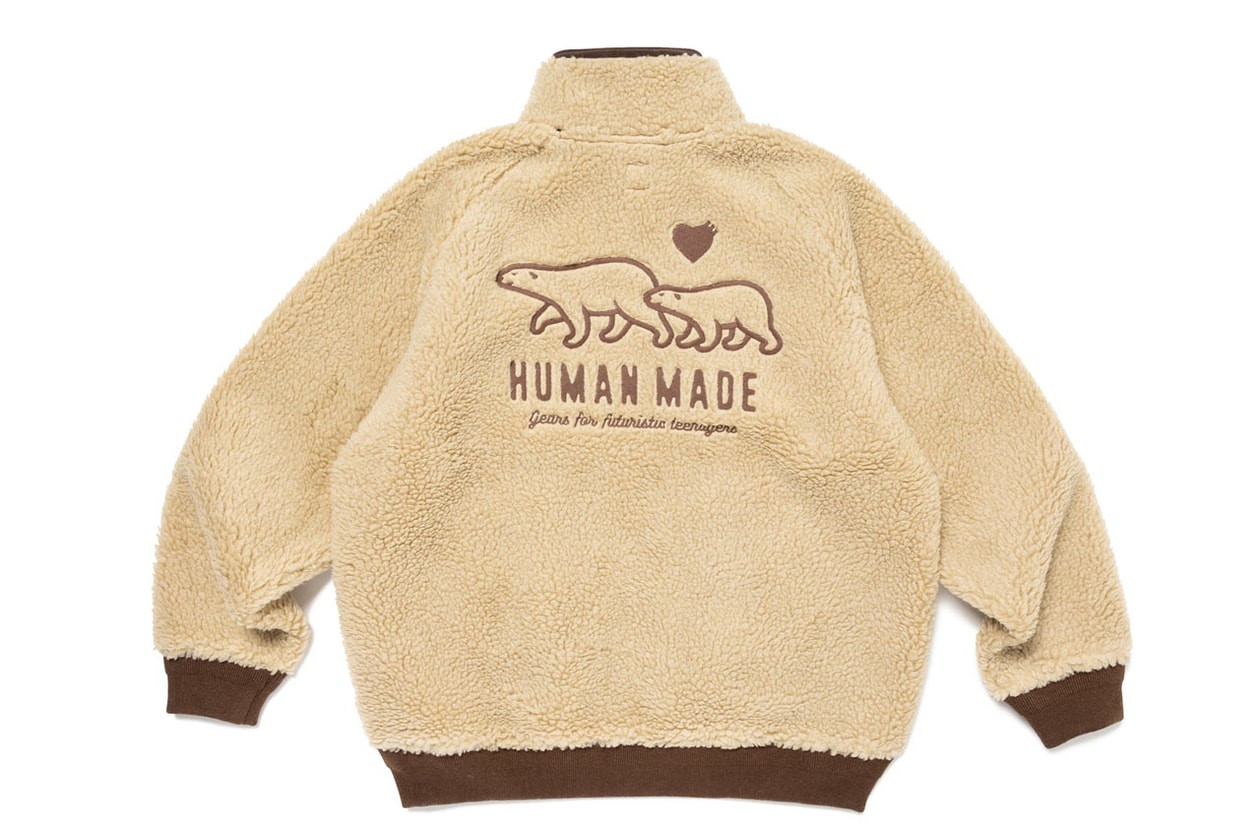 HUMAN MADE Continues To Expand Season 26 Collection cozy fleece nigo dry alls polar bear logo release shop link denim capsule jacket price buy