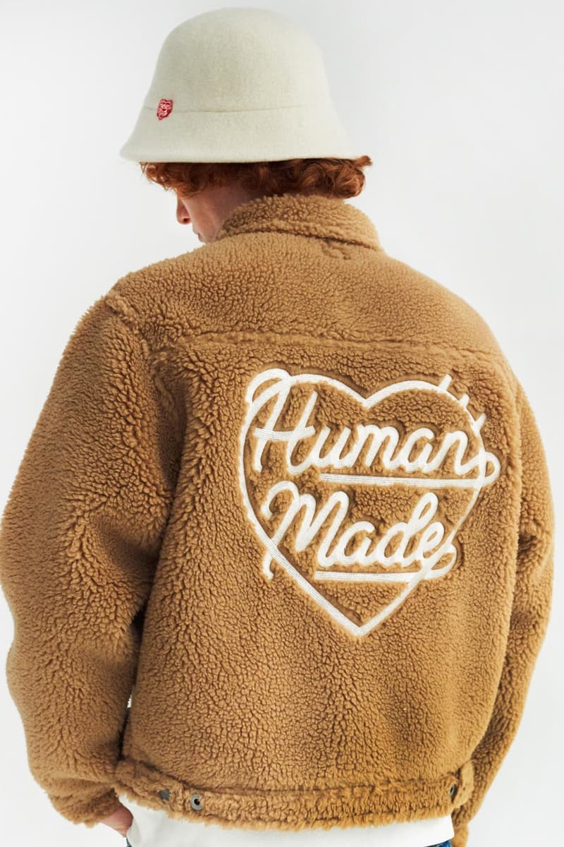 HUMAN MADE Continues To Expand Season 26 Collection cozy fleece nigo dry alls polar bear logo release shop link denim capsule jacket price buy