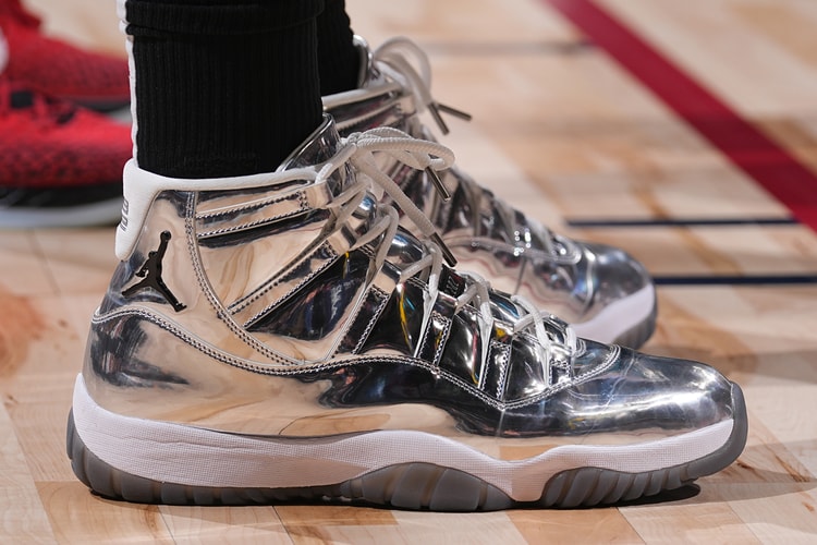Jeff Green Flexed a Chrome Pair of Air Jordan 11s Against the Denver Nuggets