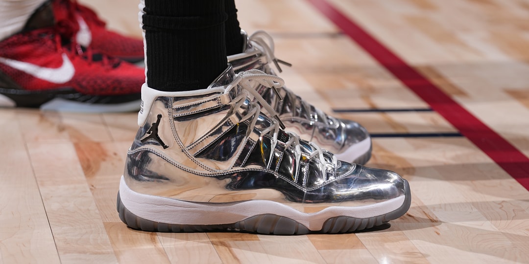 Jeff Green Flexed a Chrome Pair of Air Jordan 11s Against the Denver Nuggets