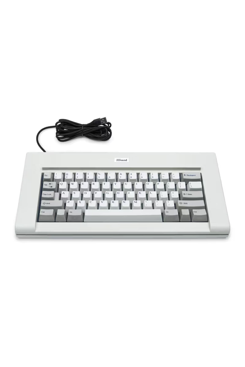 jjjjound mechanical keyboard model f labs ibm key tapping buckling spring system collaboration sold out online details price