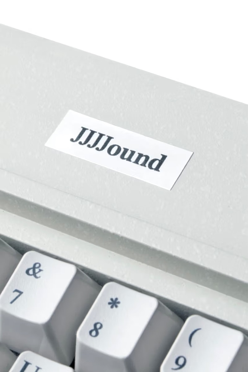 jjjjound mechanical keyboard model f labs ibm key tapping buckling spring system collaboration sold out online details price