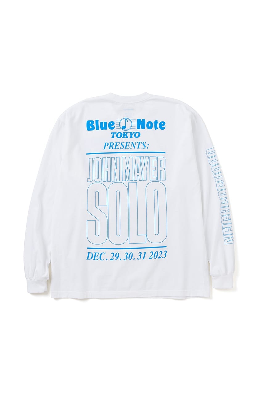 John Mayer NEIGHBORHOOD blue note tokyo Collab item Release Info