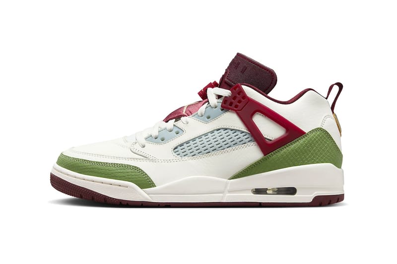 jordan spizike white green red