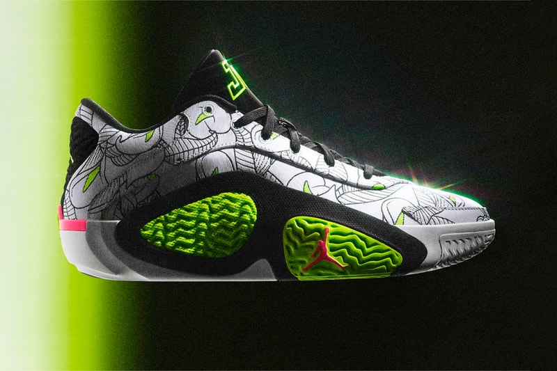 Jayson Tatum Unveils Second Signature Jordan Brand Shoe jordan tatum 2 vortex momma's boy michael jordan jayson tatum deuce nike swoosh White/Volt-Black-Hyper Pink Mint Foam/Lava Glow-Black-Hyper Jade-Key Lime