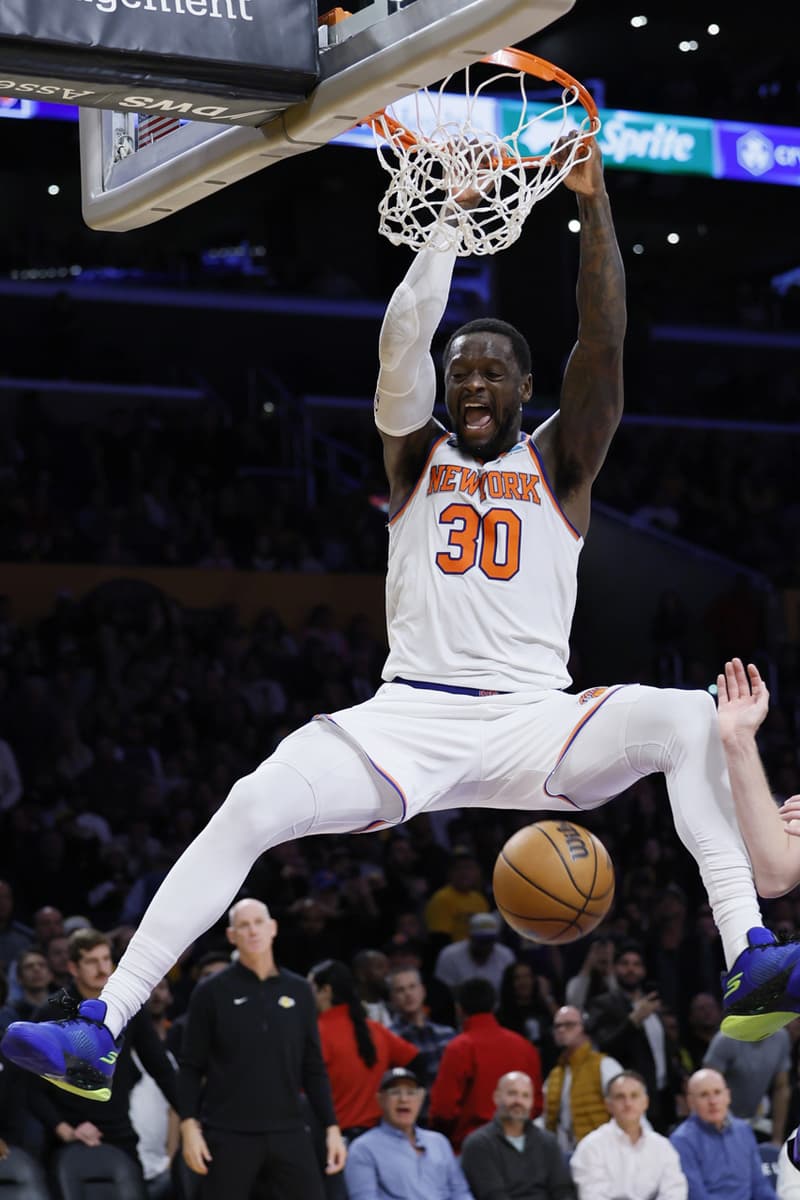 julius randle new york knicks skechers basketball shoes contract signature deal info interview