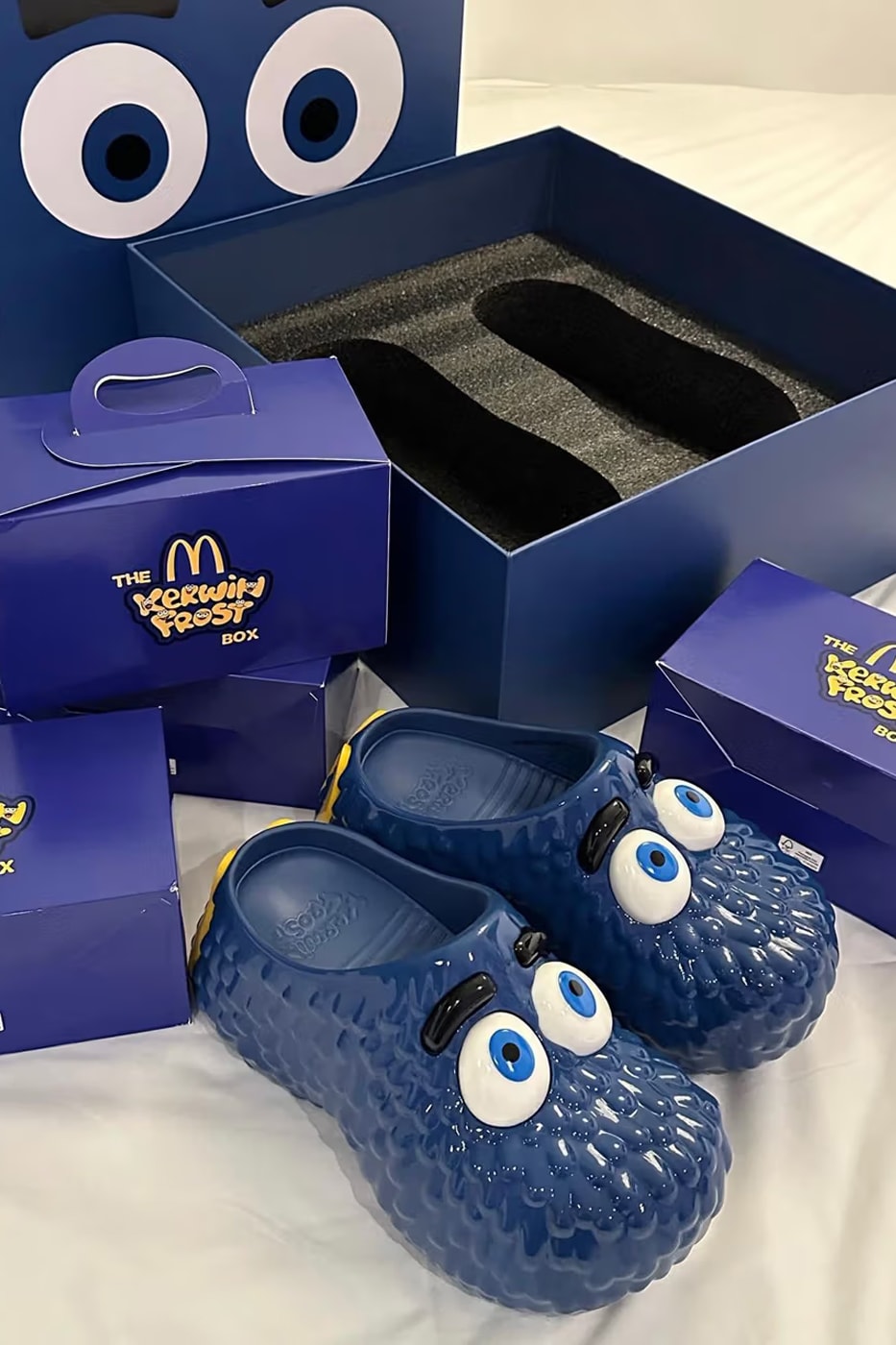 kerwin frost mcdonalds fry guy clogs shoes blue collaboration official release date info photos price store list buying guide