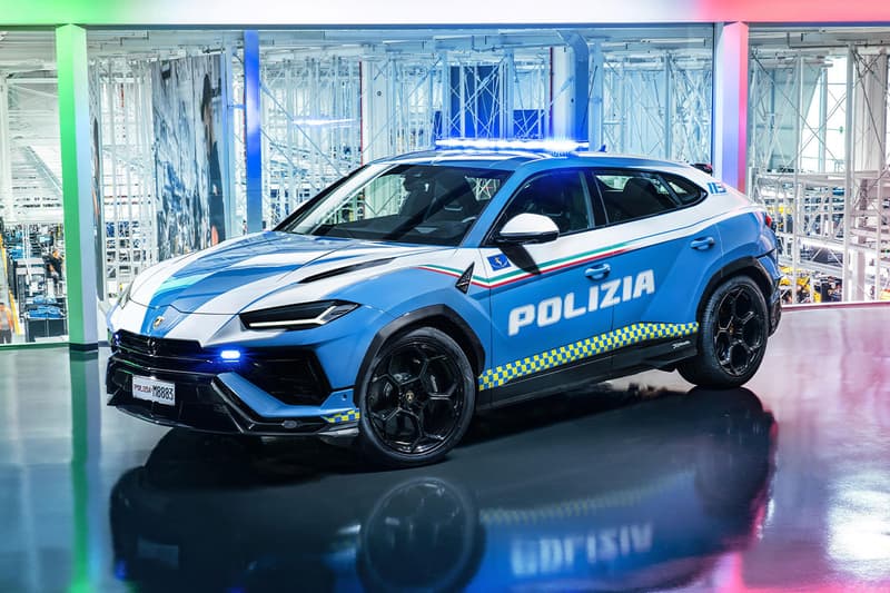 Lamborghini Italian Police Urus Performante Info