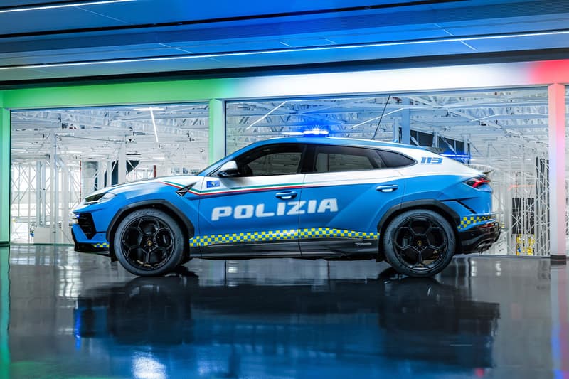 Lamborghini Italian Police Urus Performante Info