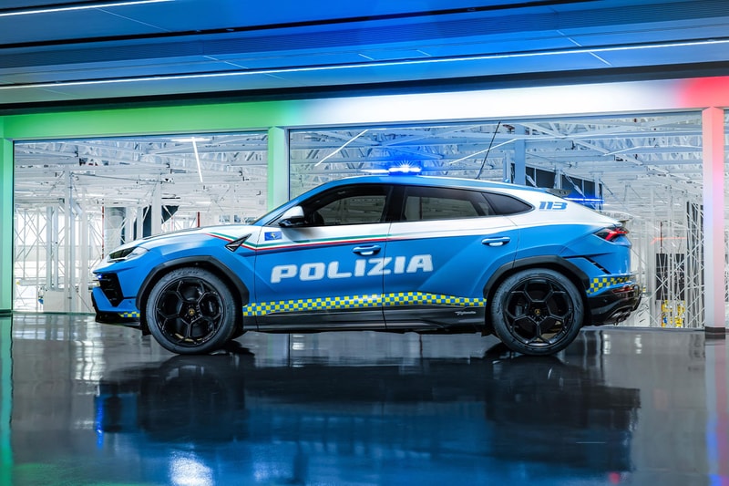 Lamborghini Italian Police Urus Performante Info