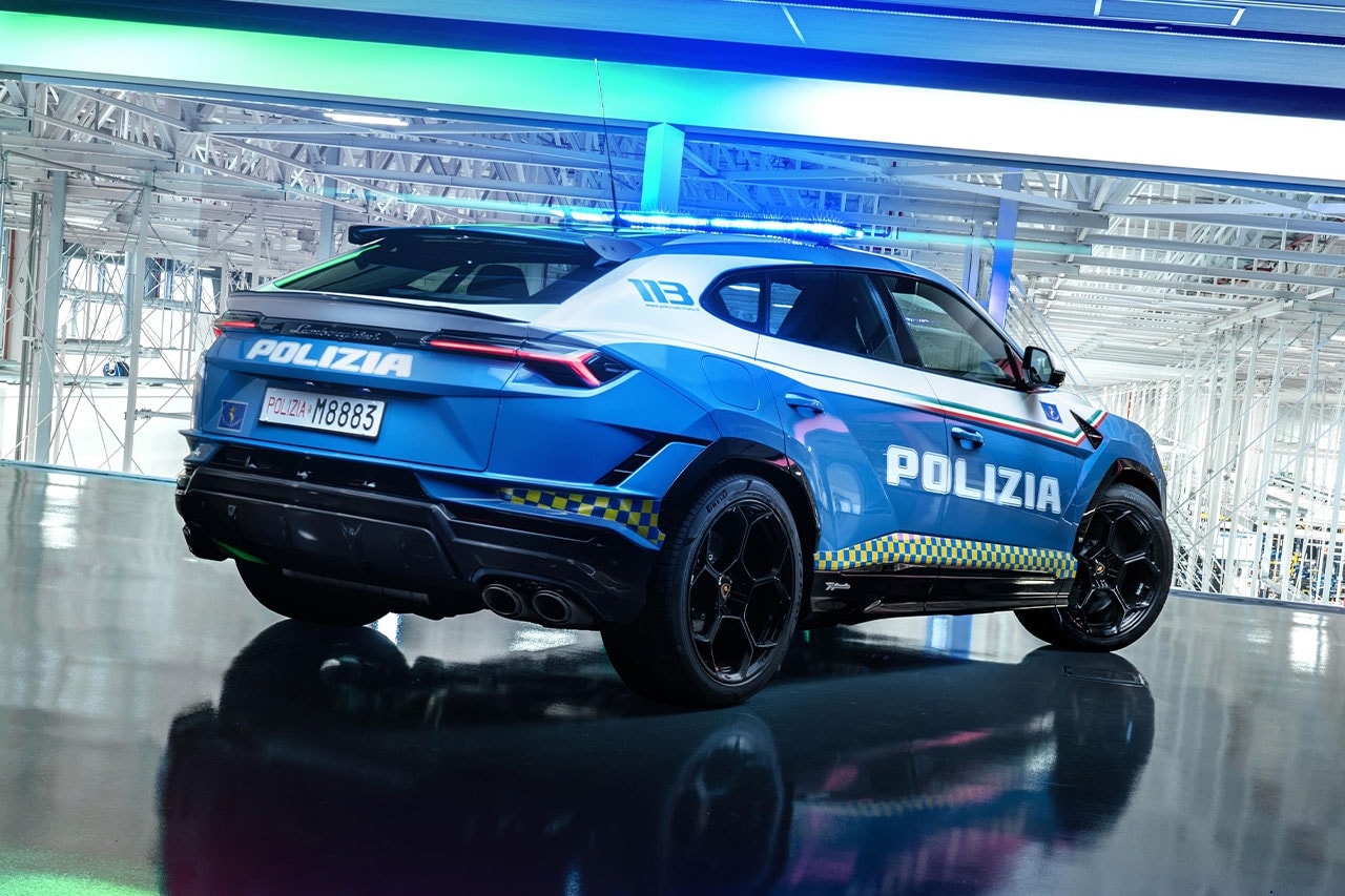 Lamborghini Italian Police Urus Performante Info
