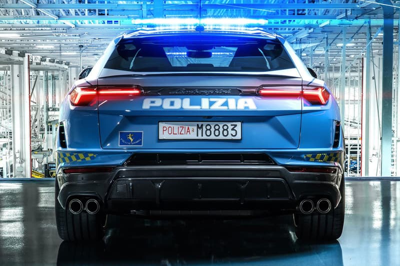 Lamborghini Italian Police Urus Performante Info