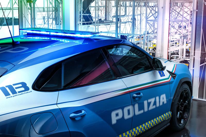 Lamborghini Italian Police Urus Performante Info