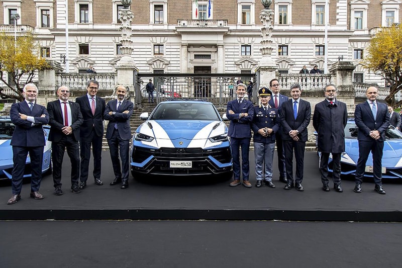 Lamborghini Italian Police Urus Performante Info