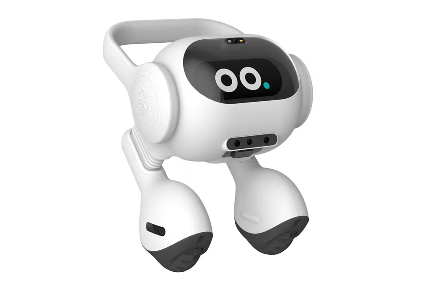 lg ai smart agent robot two wheels legs alexa similar appliances connect controls voice facial recognition commands