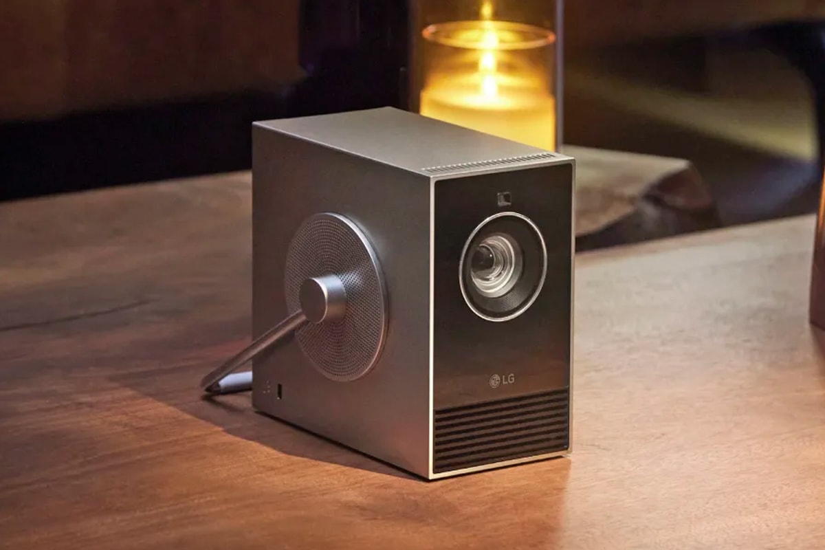 LG CineBeam Qube 4K Projector CES 2024 Unveil Info Date Buy Price 