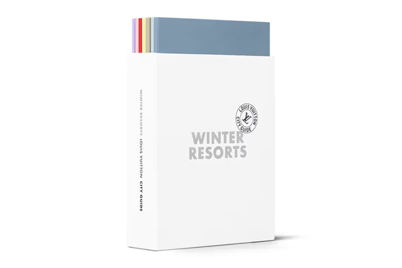 Louis Vuitton Hits the Slopes for Winter Resorts City Guide Box Set Courchevel, Cortina d'Ampezzo, Aspen, Gstaad, St. Moritz and – for the first time – Kitzbühel and Crans-Montana, curated by illustrators Tom Haugomat, Sarah Mazzetti, Jochen Gerner, Simon Bailly, Lisa Mouchet, Giacomo Nanni and Fanny Blanc image release link price colorado europe image design travel