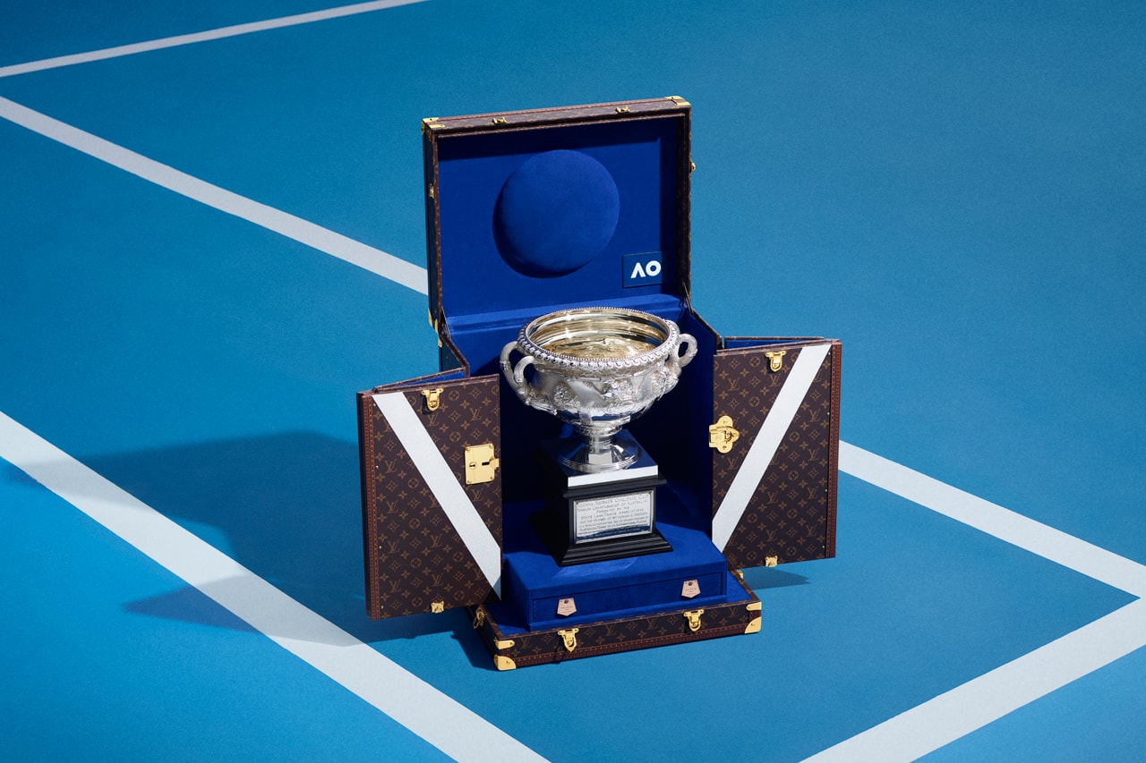 Louis Vuitton Is the Official Trophy Trunk Partner for the Australian Open / Foto cortesía Louis Vuitton