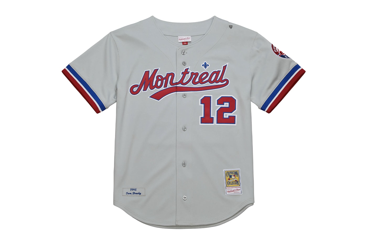 Mitchell & Ness Debut Retro Tom Brady Montréal Expos Jersey release info nfl mlb what could have been quarterback tampa bay buccaneers new england patriots
