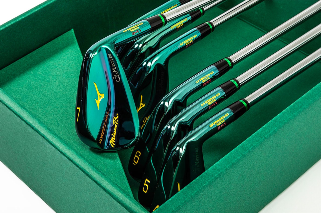 mizuno pro 241 masters edition irons golf green yellow metallic chrome japan where to buy release date store guide list