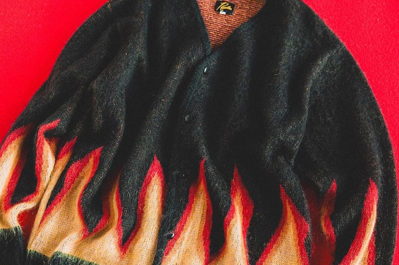 Needles Taps BEAMS for Fire Mohair Cardigan