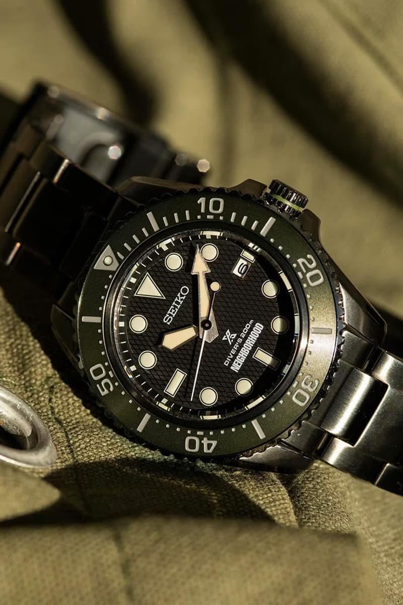 NEIGHBORHOOD Seiko Prospex Scuba Diver Watch Limited Edition Collaboration Release Info