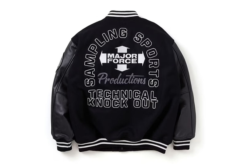 NEIGHBORHOOD x MAJOR FORCE Reveal First Collaborative Capsule of 2024 varsity jacket hoodie crewneck release drop january price link Shinsuke Takizawa's streetwear club music label isetatsu dog 