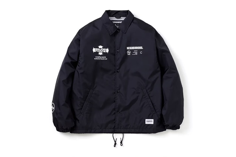 NEIGHBORHOOD x MAJOR FORCE Reveal First Collaborative Capsule of 2024 varsity jacket hoodie crewneck release drop january price link Shinsuke Takizawa's streetwear club music label isetatsu dog 